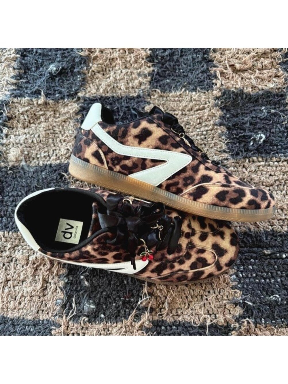 Dolce Vita leopard print sneakers